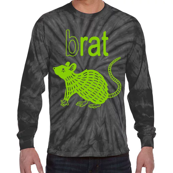 Brat B Rat Mouse Tie-Dye Long Sleeve Shirt