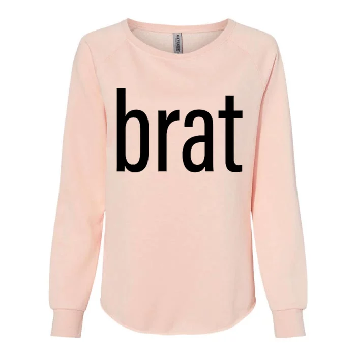 Brat Womens California Wash Sweatshirt