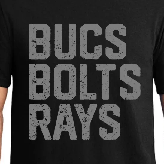 Bucs & Bolts & Rays Pajama Set