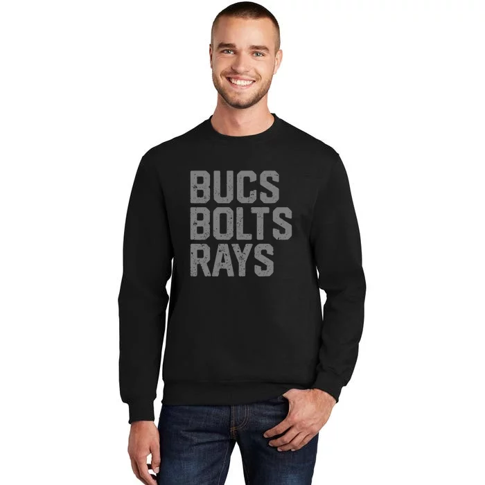 Bucs & Bolts & Rays Tall Sweatshirt