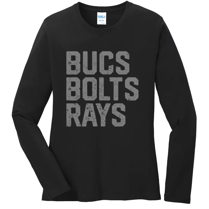 Bucs & Bolts & Rays Ladies Long Sleeve Shirt