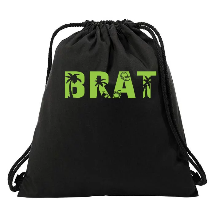 Brat Drawstring Bag