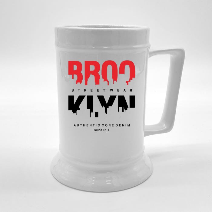 Brooklyn Front & Back Beer Stein