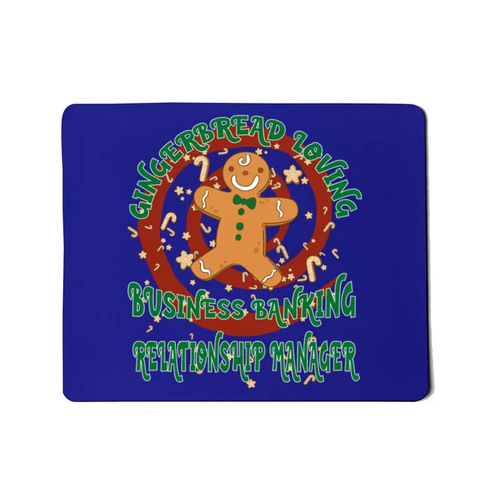 Business Banking Relationship Ager Gingerbread Funny Xmas Great Gift Mousepad