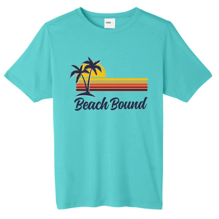 Beach Bound Retro Summer Fun Family Vacation Trip Gift ChromaSoft Performance T-Shirt