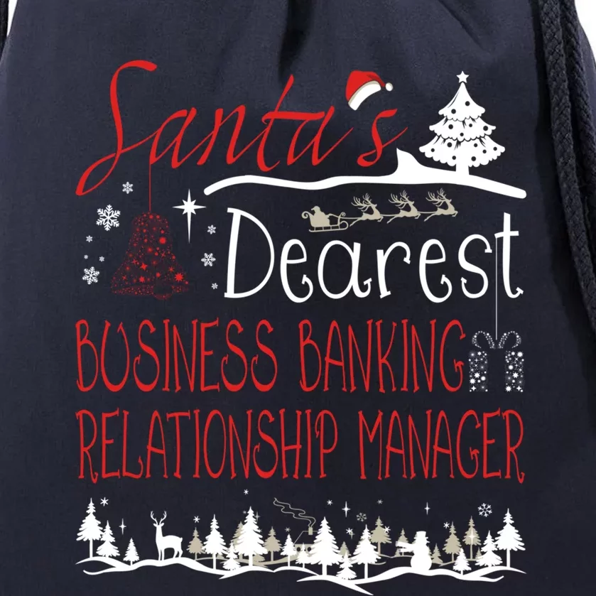 Business Banking Relationship Ager Job Funny Christmas Great Gift Drawstring Bag