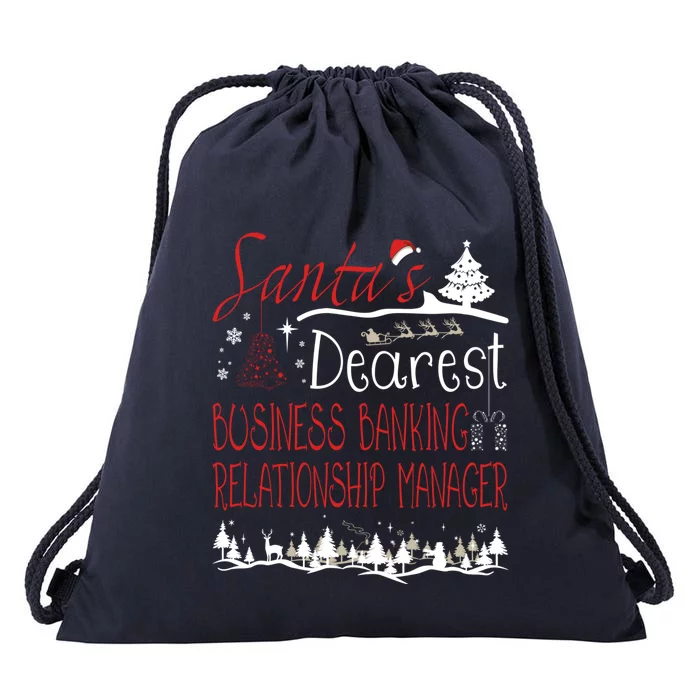 Business Banking Relationship Ager Job Funny Christmas Great Gift Drawstring Bag