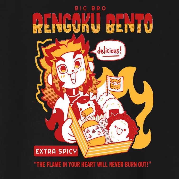 Big Bro Rengoku Bento Women's Crop Top Tee