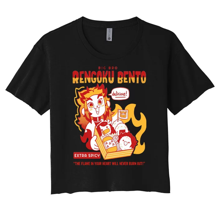 Big Bro Rengoku Bento Women's Crop Top Tee