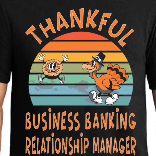 Business Banking Relationship Ager Job Funny Thanksgiving Gift Pajama Set