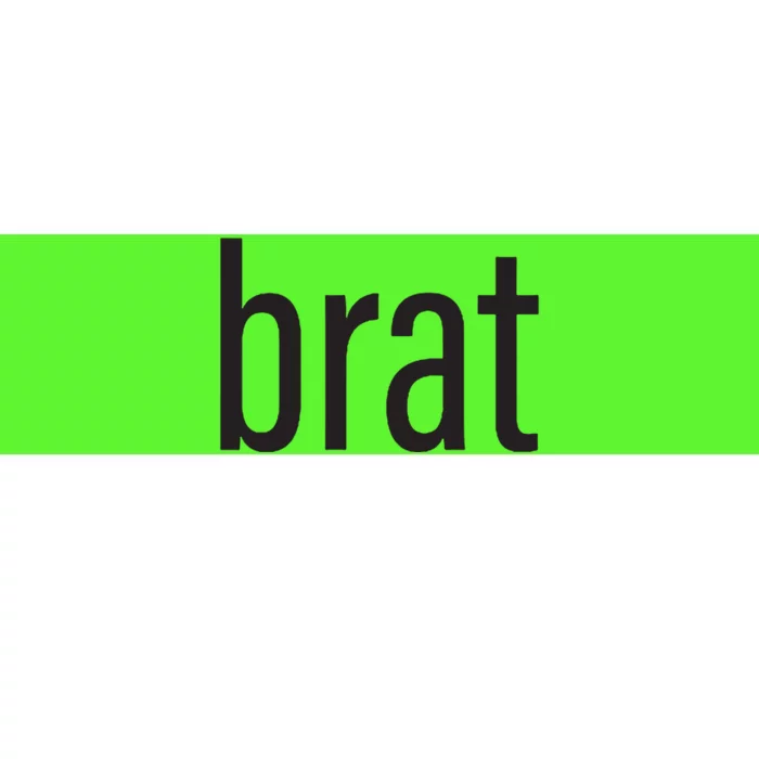 Brat Bumper Sticker