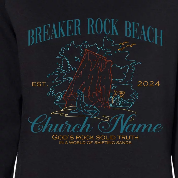 Benutzerdefinierte Breaker Rock Beach Vbs 2024 Womens California Wash Sweatshirt