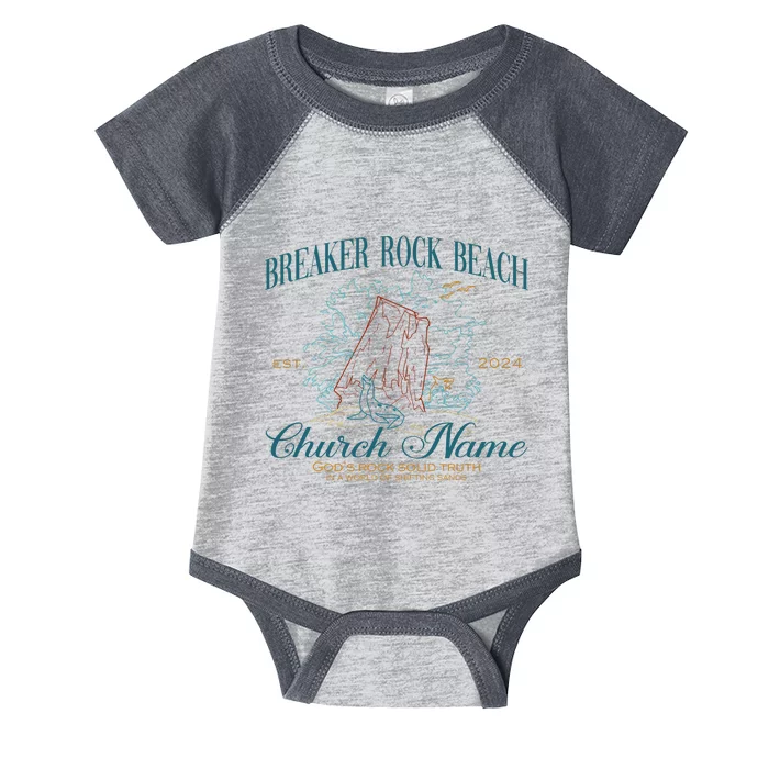 Benutzerdefinierte Breaker Rock Beach Vbs 2024 Infant Baby Jersey Bodysuit