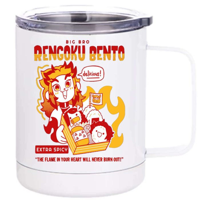 Big Bro Rengoku Bento Front & Back 12oz Stainless Steel Tumbler Cup