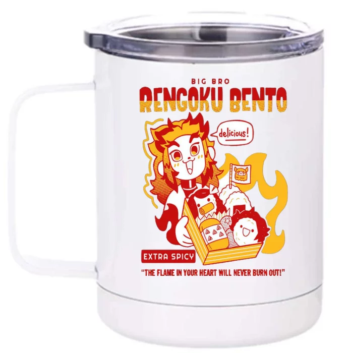 Big Bro Rengoku Bento Front & Back 12oz Stainless Steel Tumbler Cup