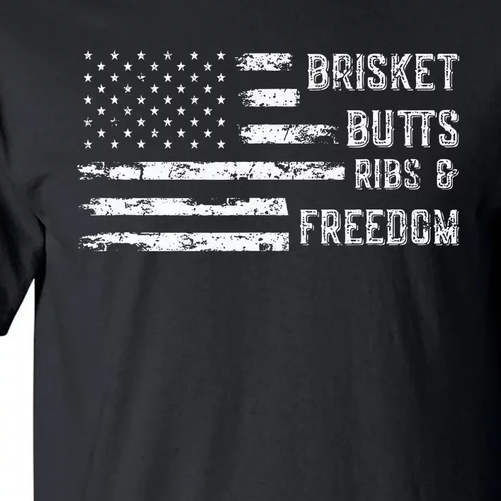 Brisket Butts Ribs And Freedom Bbq Tall T-Shirt