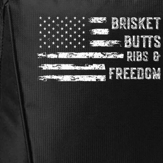 Brisket Butts Ribs And Freedom Bbq City Backpack