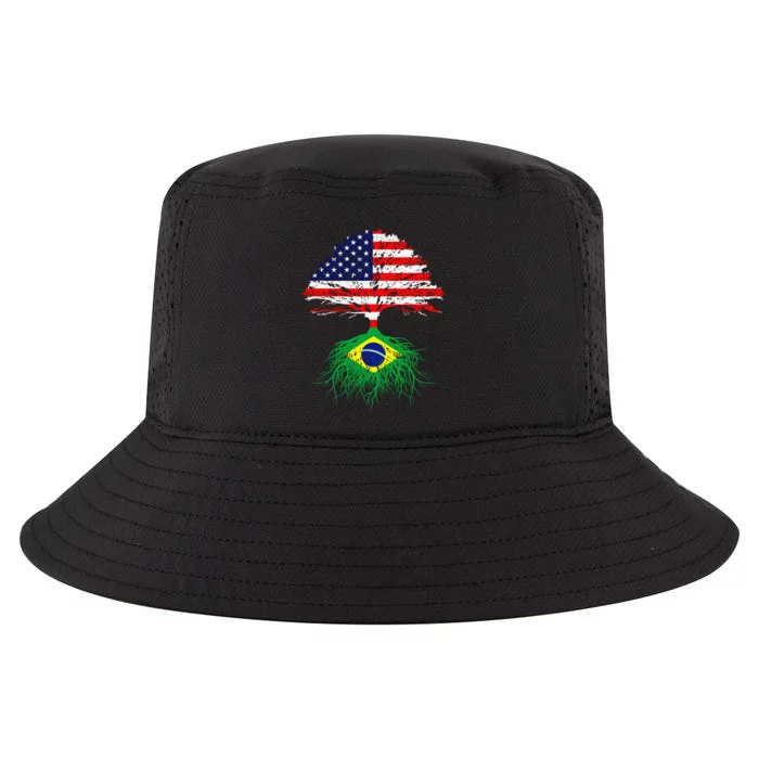 Brazil Brasil Roots Brazilian American Immigrant Cool Comfort Performance Bucket Hat