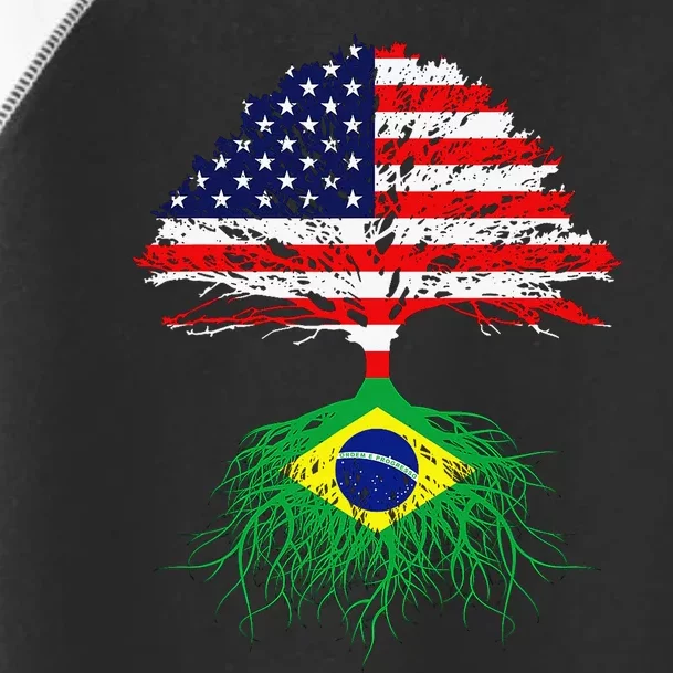 Brazil Brasil Roots Brazilian American Immigrant Toddler Fine Jersey T-Shirt