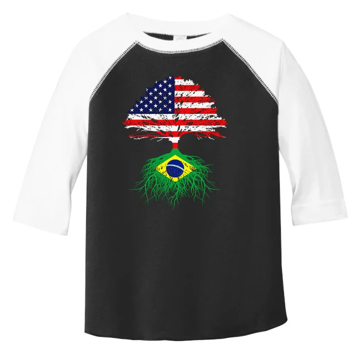 Brazil Brasil Roots Brazilian American Immigrant Toddler Fine Jersey T-Shirt