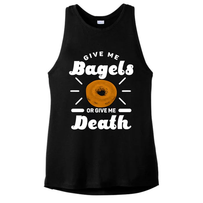 Bagel Baker Roll Lover Ringshaped Baked Beigel Jewish Bread Funny Gift Ladies Tri-Blend Wicking Tank