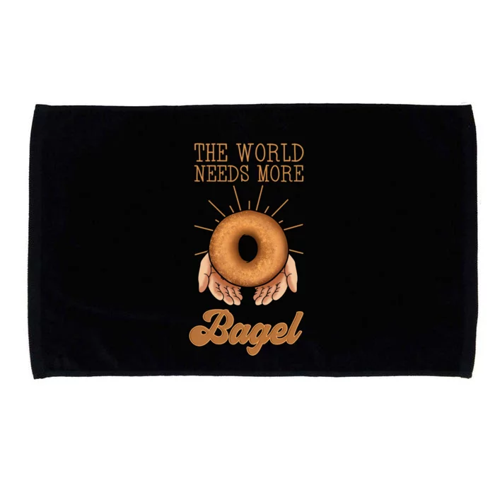 Bagel Baker Roll Lover Ringshaped Baked Jewish Bread Beigel Gift Microfiber Hand Towel