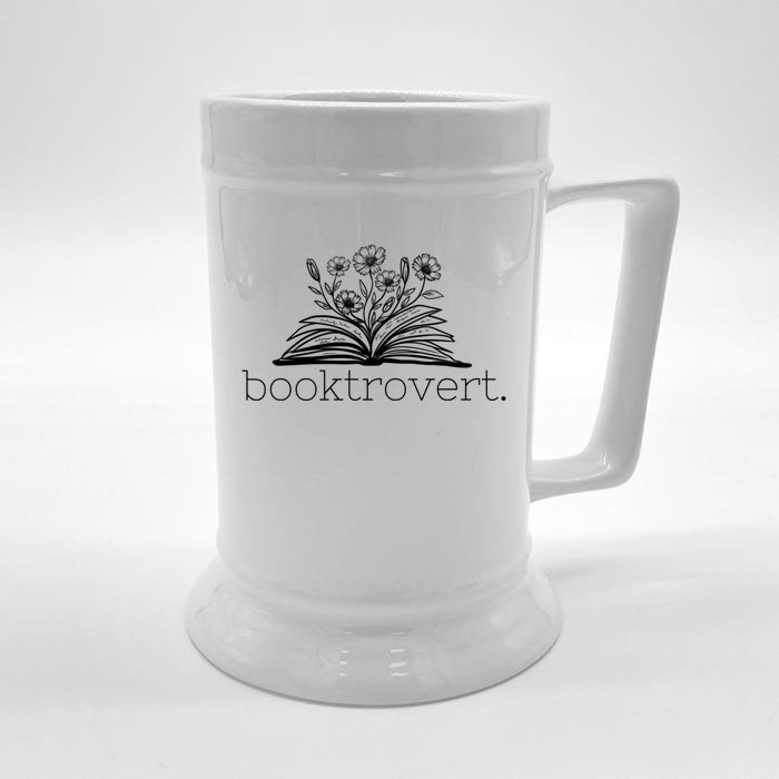 Booktrovert Book Reader Gift Front & Back Beer Stein