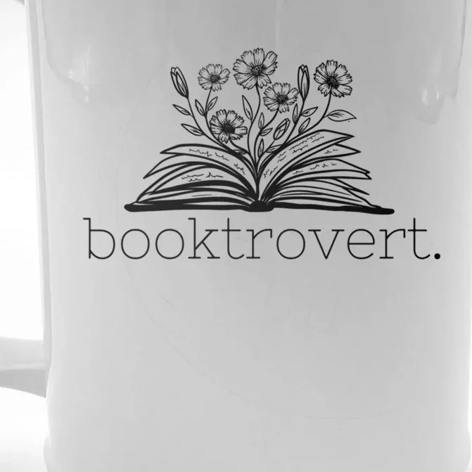 Booktrovert Book Reader Gift Front & Back Beer Stein