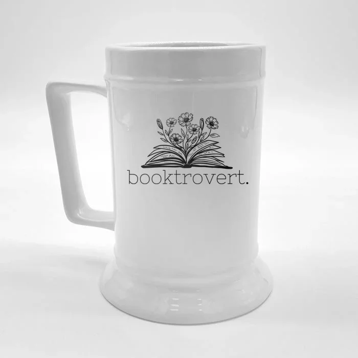 Booktrovert Book Reader Gift Front & Back Beer Stein