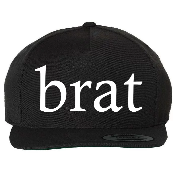 Brat Wool Snapback Cap