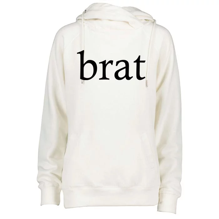 Brat Womens Funnel Neck Pullover Hood