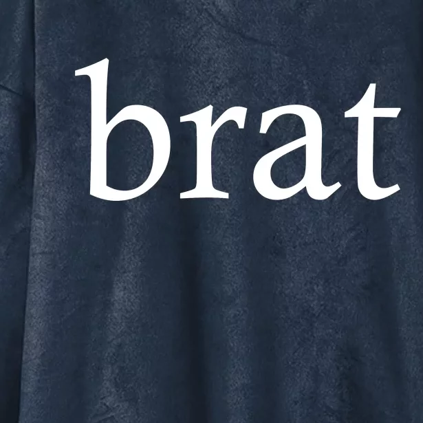 Brat Hooded Wearable Blanket