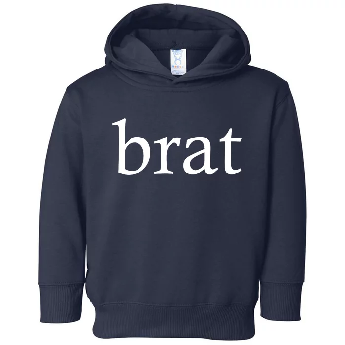 Brat Toddler Hoodie