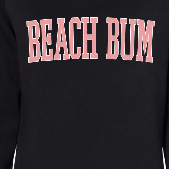 Beach Bum Retro Summer Womens California Wash Sweatshirt