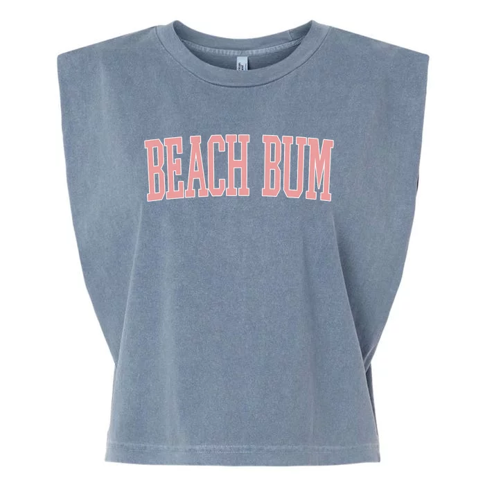 Beach Bum Retro Summer Garment-Dyed Women's Muscle Tee