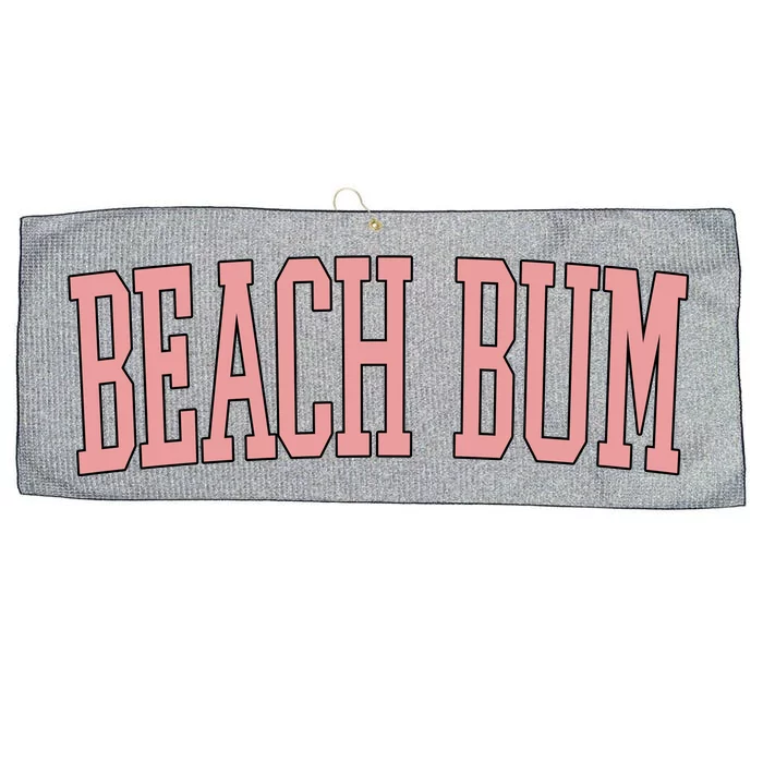 Beach Bum Retro Summer Large Microfiber Waffle Golf Towel