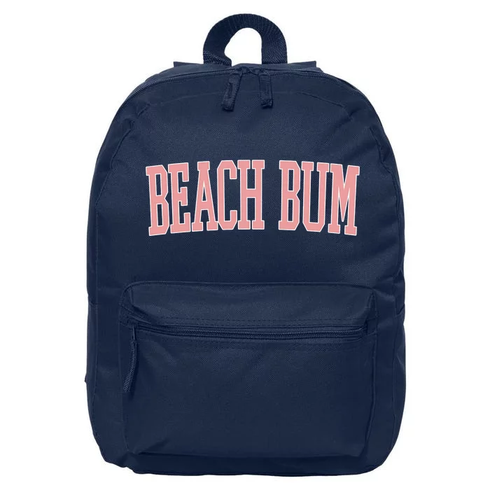 Beach Bum Retro Summer 16 in Basic Backpack