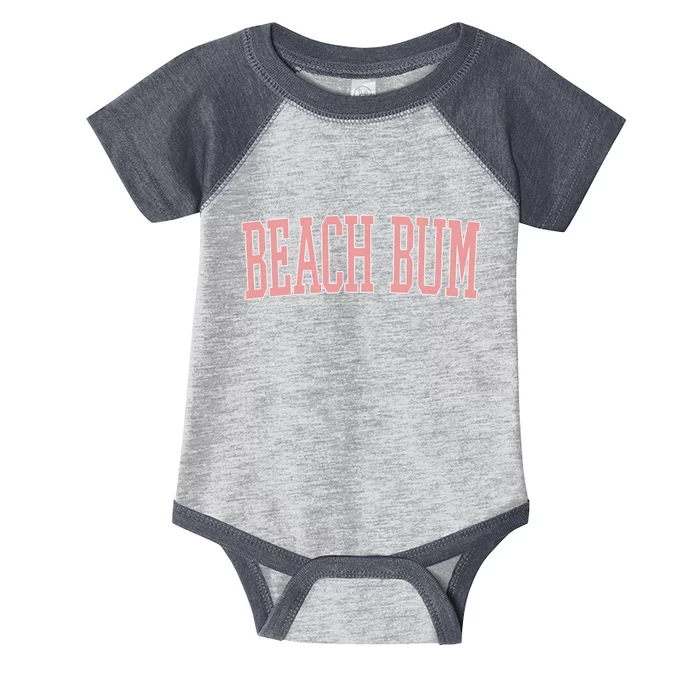 Beach Bum Retro Summer Infant Baby Jersey Bodysuit