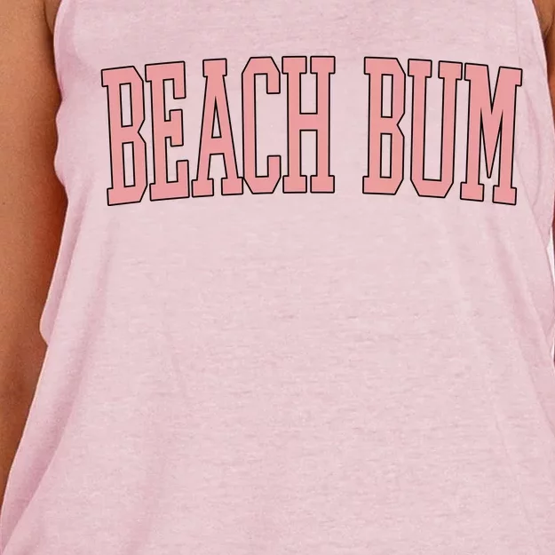 Beach Bum Retro Summer Women's Knotted Racerback Tank