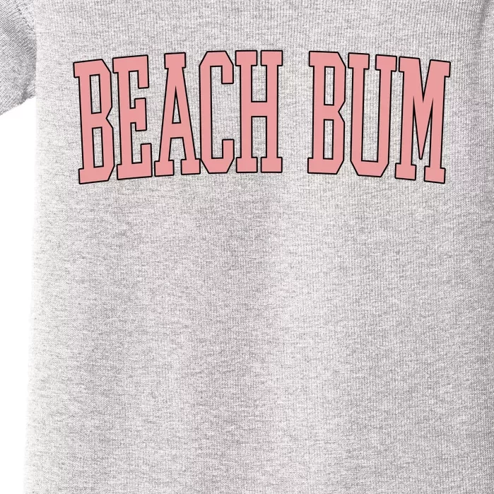 Beach Bum Retro Summer Baby Bodysuit