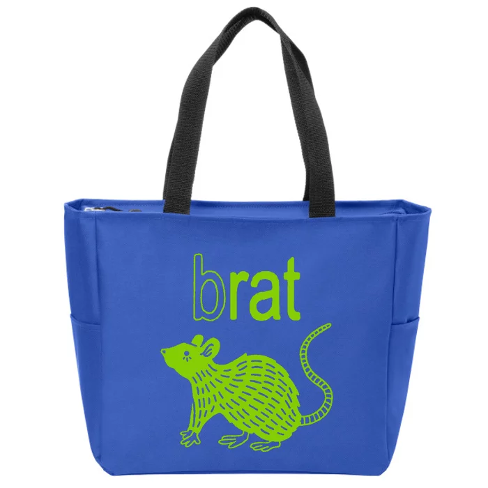 Brat B Rat Mouse Zip Tote Bag