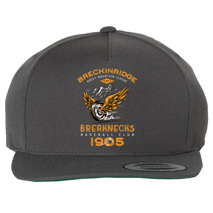 Breckinridge Breaknecks Retro Minor League Wool Snapback Cap