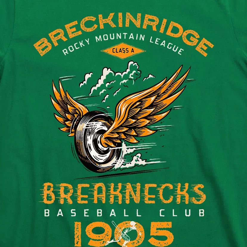 Breckinridge Breaknecks Retro Minor League T-Shirt