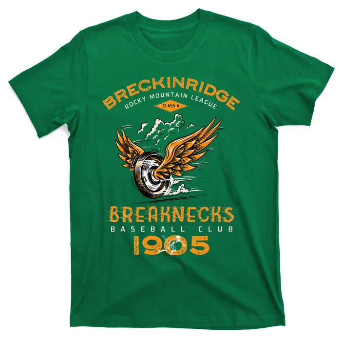 Breckinridge Breaknecks Retro Minor League T-Shirt