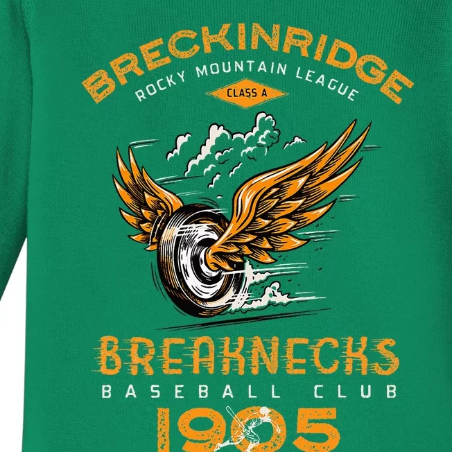 Breckinridge Breaknecks Retro Minor League Baby Long Sleeve Bodysuit