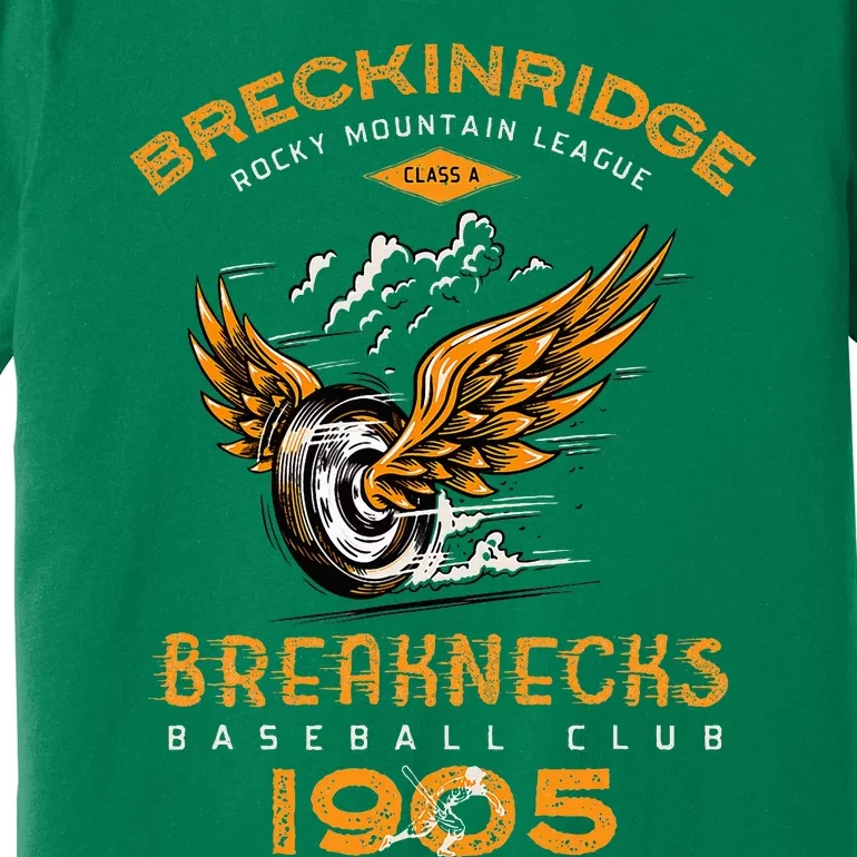 Breckinridge Breaknecks Retro Minor League Premium T-Shirt