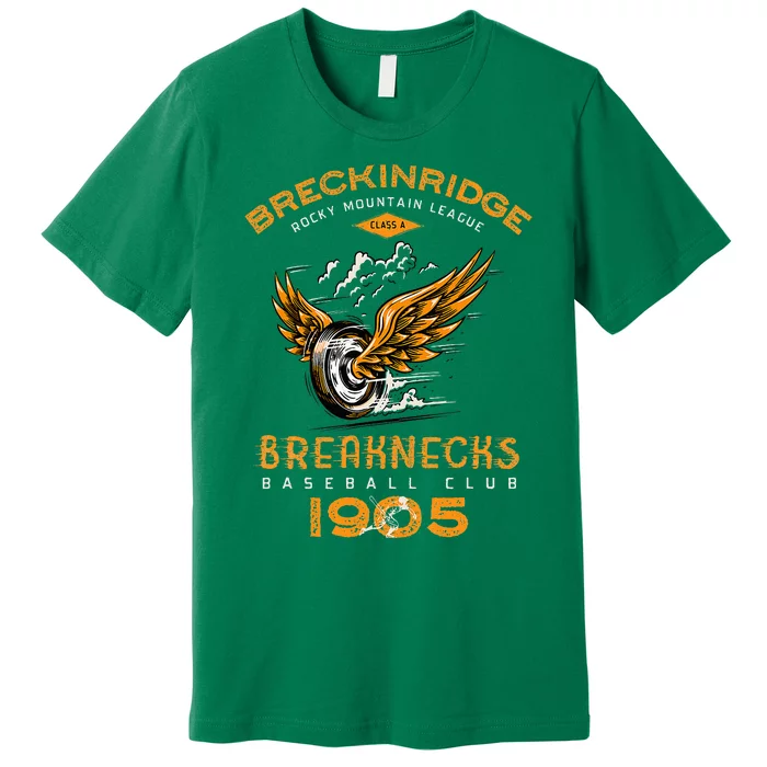 Breckinridge Breaknecks Retro Minor League Premium T-Shirt