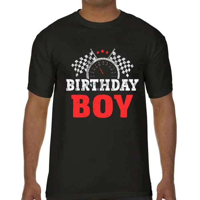 Birthday Boy Race Car Racing Car Driver Birthday Crew Comfort Colors T-Shirt