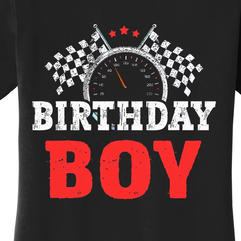 Birthday Boy Race Car Racing Car Driver Birthday Crew Women's T-Shirt