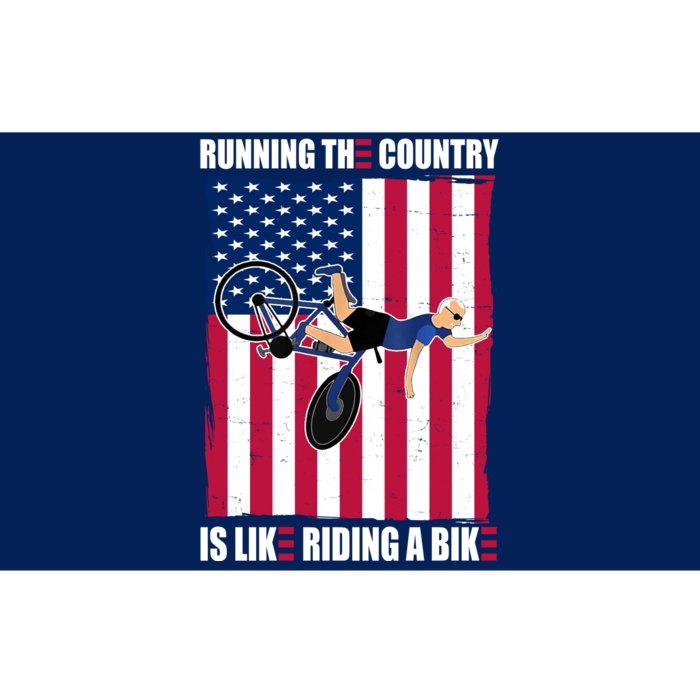 Biden Bicycle Running The Country Is Like Riding A Bike Bumper Sticker